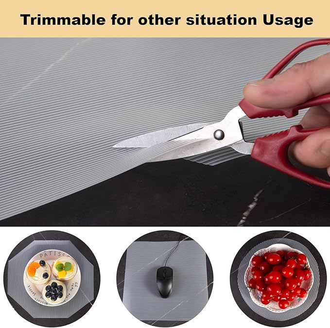 Thickened Shelf Liner, 14 in x 20 FEET Non-Slip Cabinet Liner, Washable Oil-Proof Contact Paper for Kitchen Drawer, Cabinet, Shelves, Refrigerator, Storage, Desks, Non Adhesive