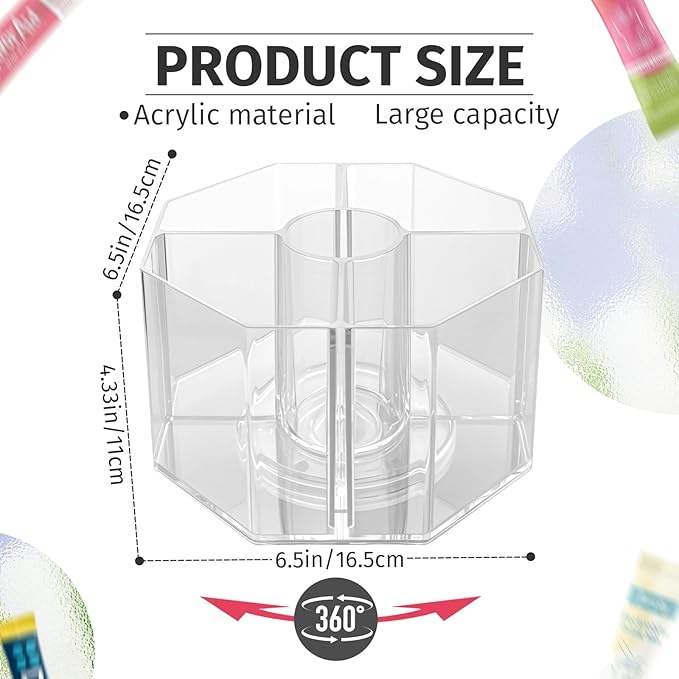 Drink Packet Organizer For Powdered Drink Mix,Powder Packet,Water Packet,Water Flavor Packet,Lazy Susan Organizer for Drink Mix Rotating Holder for Drink Mix Necessities (Rhombus)