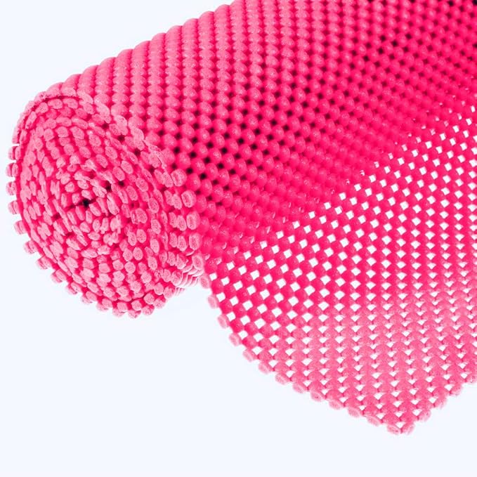 Drawer and Shelf Liner - Non Adhesive, Non Slip, Durable Grip for Shelves, Cabinets, Kitchen Tableware