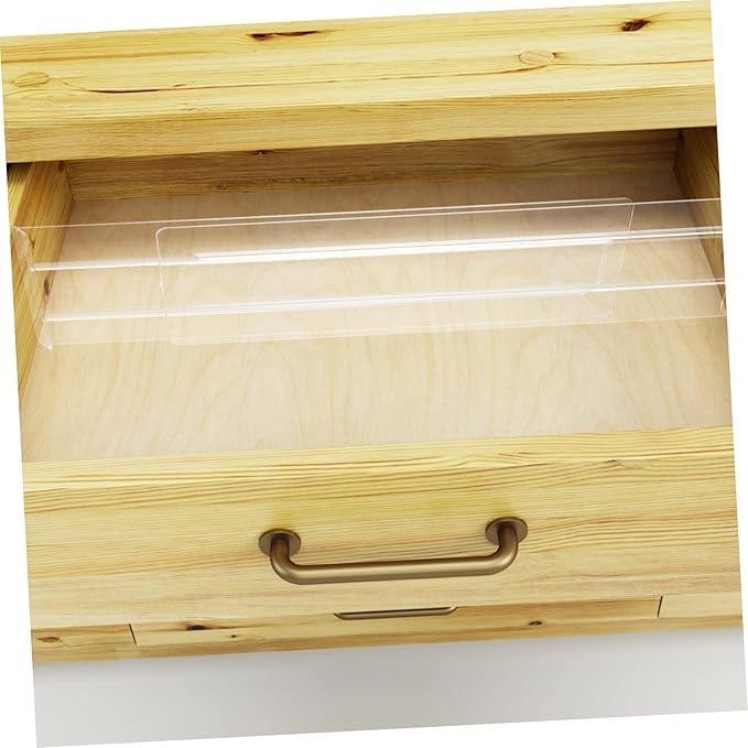 Cabilock 4pcs Dividers Practical Plastic Organizers for Home Storage Diy Drawer Classification Boards for Socks Underwear and Kitchen Use