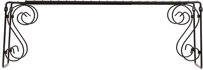 Expandable Over Sink Shelf, Adjustable Metal Sink Organizer (24.5"–40.75") – Kitchen Counter Storage Rack for Soap, Sponge, Plants – Space Saving Over Sink Shelf, Bathroom & Pantry Organizer