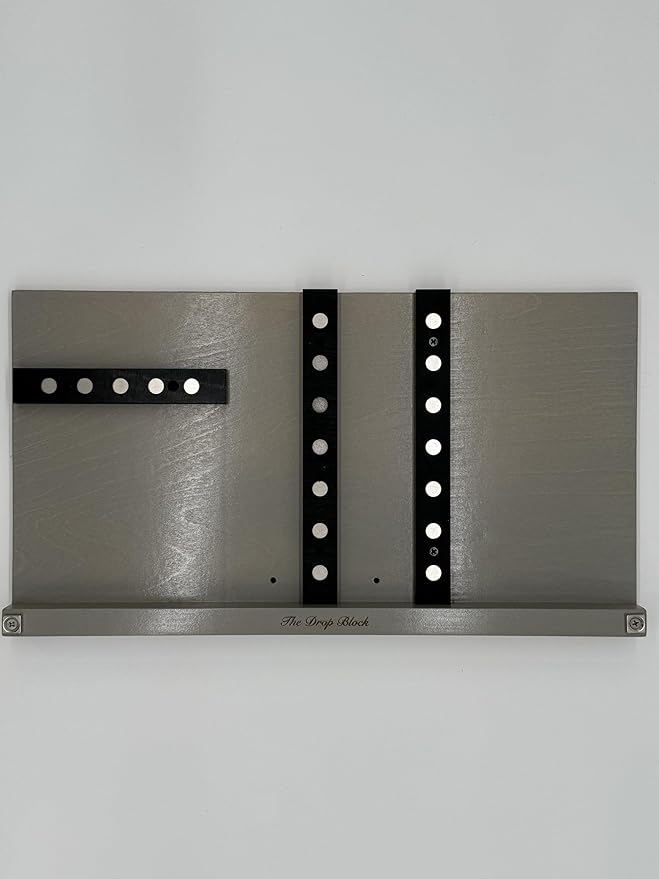 Under Cabinet Knife Storage Block - Multiple Sizes and colors available (Gray, Small)