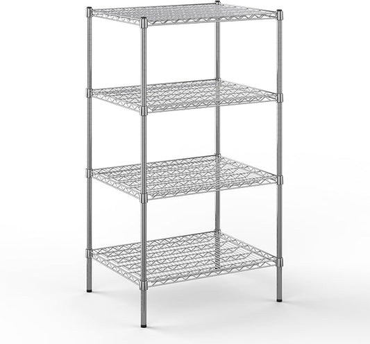 24" Deep x 30" Wide x 54" Height Wire Shelving Kit | 4-Tier | NSF Commercial Storage Rack Unit