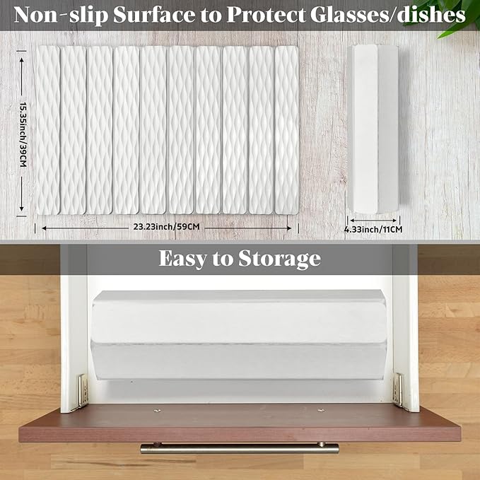 Stone Dish Drying Mats for Kitchen Counter, 24"(L)×16"(W), Fast Drying Collapsible Dish Drying Mat, Eco-Friendly Absorbent Diatomaceous Earth Mats for Match Any Countertop, Wave - Pattern