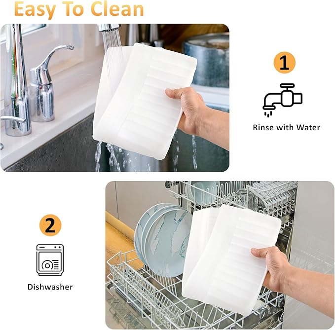 AyNirser Sink Edge Protector with Suction Cup 14“ 20” 30", Silicone Sink Splash Guard for Kitchen & Bathroom, Protect Countertop from Scratches, Stains, for Stainless Steel Granite Quartz-Clear