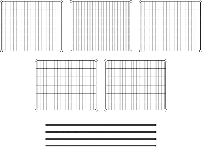 Commercial NSF Listed Black Epoxy Stationary Wire Shelving Kit 30" x 36" x 64", with 5 Shelves Perfect for Warehouse, Walk-in Refrigerator, Freezer, Grocery Store, Restaurant, Dishroom