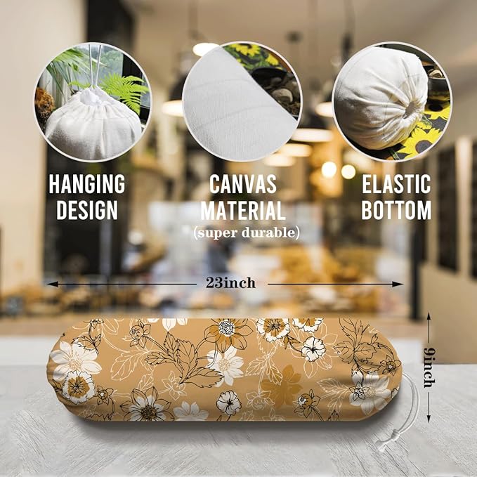 Cute Plastic Bag Holder, Reusable Shopping Garbage Bags Storage Organizer, Vintage Home Decor for Kitchen Pantry, Kitchen Housewarming Gifts, Present for Women Grandma Mom