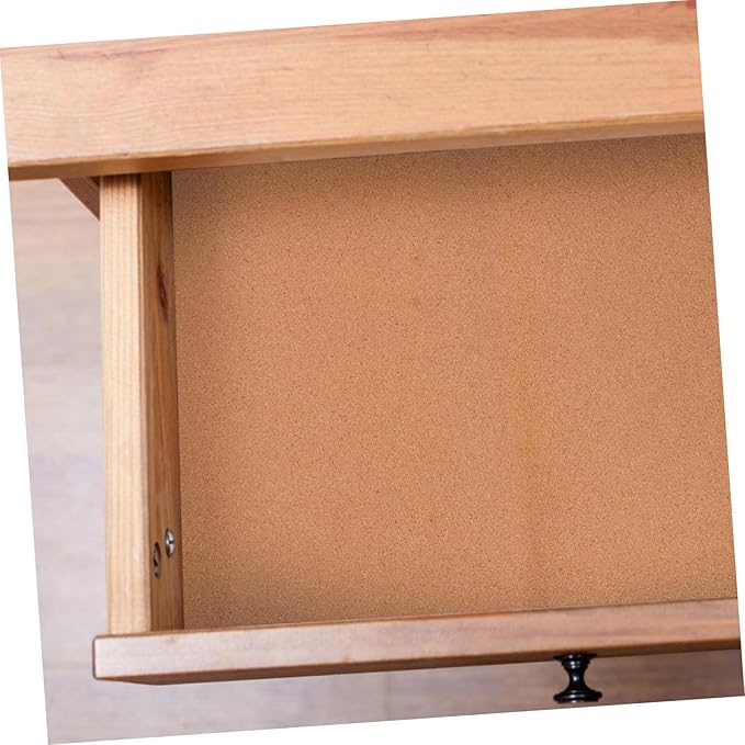 OFFSCH 2Sheets Cork Drawer Liners for Kitchen Cabinets High Density Moisture and Shock Absorbing Cork for DIY Crafts and Versatile Home Use
