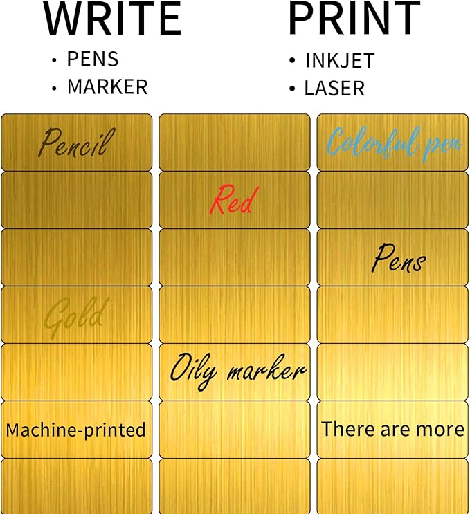 YEGAWEN 1" x 2-5/8" Address Labels- Gold Shipping Labels Stickers/Mailing Labe Stickers for Laser/Inkjet Printer, Matte Gold, 8.5”×11"- 20 Sheet