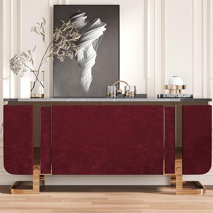 CHIHUT 12''x100'' Dark Red Self Adhesive Velvet Flocking Liner Sheet Soft Velvet Flock Contact Paper for Jewelry Colored Thick Fabric Wallpaper Peel and Stick Velvet Lining for Drawers DIY Projects