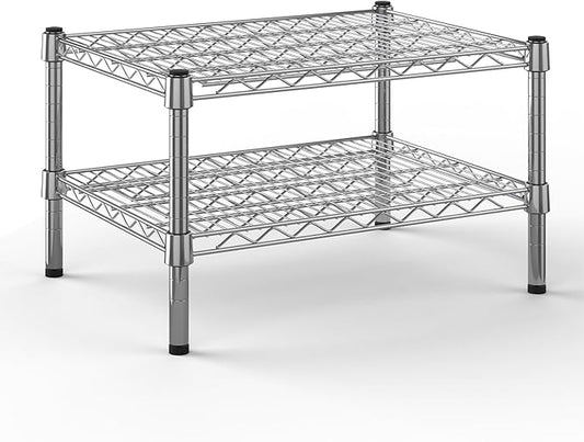 18" Deep x 24" Wide x 14" Height Wire Shelving Kit | 2-Tier | NSF Commercial Storage Rack Unit