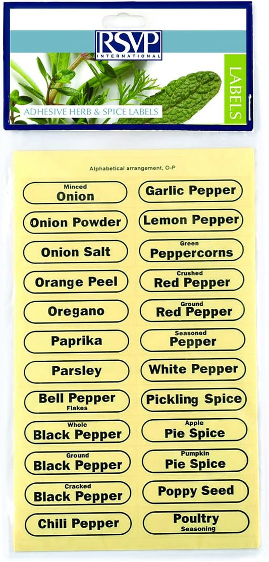 R.S.V.P. 96-Piece Spice Label Set