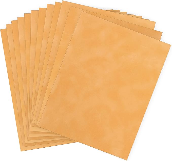 S.E.I Honey Velvet Paper, Felt Fabric For Drawer and Jewelry Box Liner, 8.5" x 11" - 12 Sheets