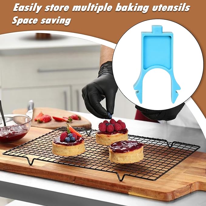 Sheet Pan Sorting Stand - Steel Tray Riser, Bake Rack, Oven Holder | Compact 4-Level Cooling Sheet Divider With Stackable modularr System, Ideal Drying platformm for Leftovers Prep and Baking Tools