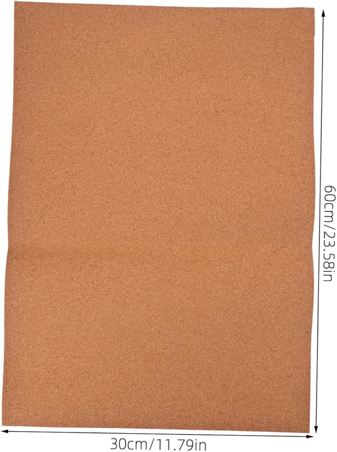 OSOLADY 2sheets Cork Drawer Liner Replacement Cork Liners for Kitchen Cabinets and Shelves