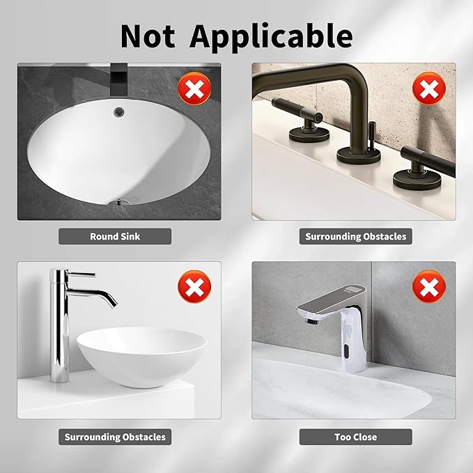 WAFT YEARN 24X5 Inch Silicone Durable Faucet Mat Kitchen Sink Splash Guard Draining Protector Tray Liner Absorbent Protective Counter Accessories For Sink Kitchen Bathroom Laundry Room Bar & RV Pink