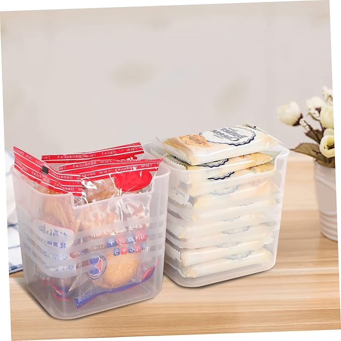 6pcs Translucent Fridge Organizer Bins Vertical Storage for Fruits Vegetables Spices Efficient Refrigerator Storage Containers for Home Kitchen Use