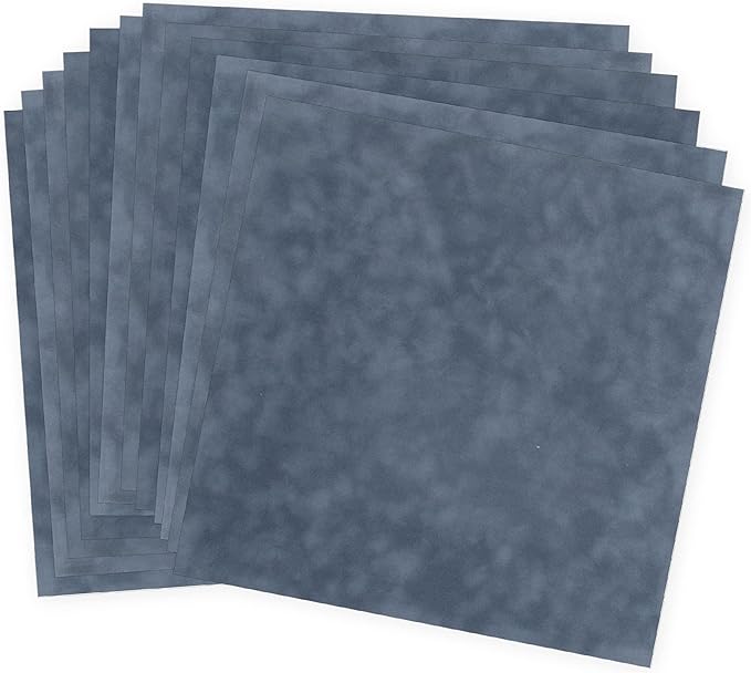 S.E.I Mallard Velvet Paper, Felt Fabric For Drawer and Jewelry Box Liner, 12" x 12" - 12 Sheets