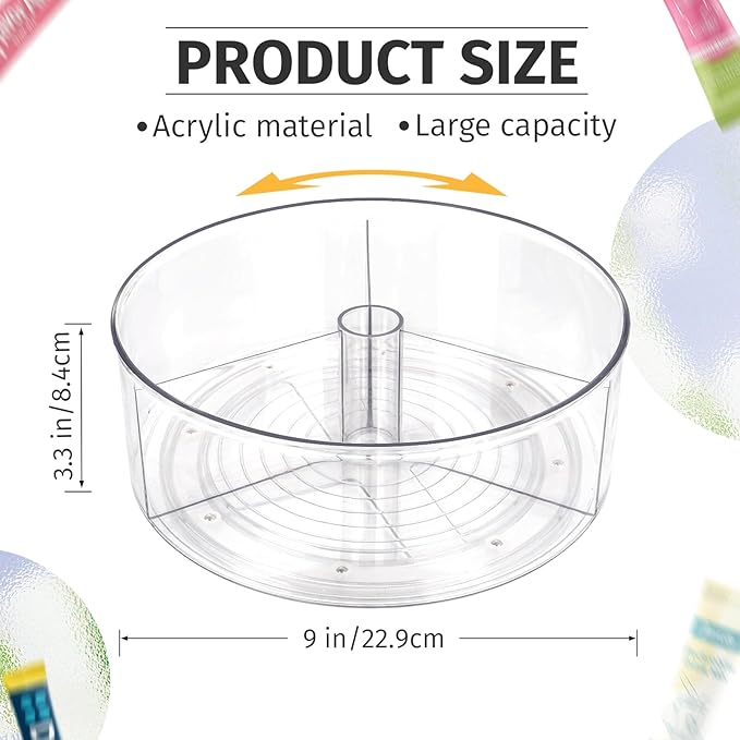 Drink Packet Organizer for Powdered Drink Mix,Powder Packet,Water Packet,Water Flavor Packet,Lazy Susan Organizer for Drink Mix Rotating Holder for Drink Mix Necessities