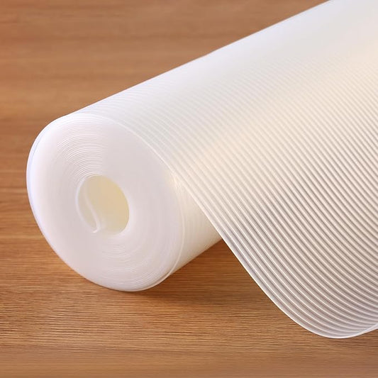 Shelf Liner, 14 Inches x 20 FEET Non-Slip Kitchen Cabinet Liner, Washable Oil-Proof Non-Adhesive Contact Paper for Kitchen Drawer, Cabinet, Shelves, Refrigerator, Storage, Desks, coutertops