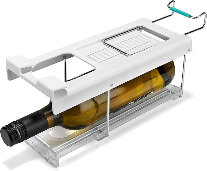 Joseph Joseph FridgeStore Foldable Under-Shelf Fridge Storage Bottle & Wine Holder – Space-Saving, Fits Shelves 13-18" Deep