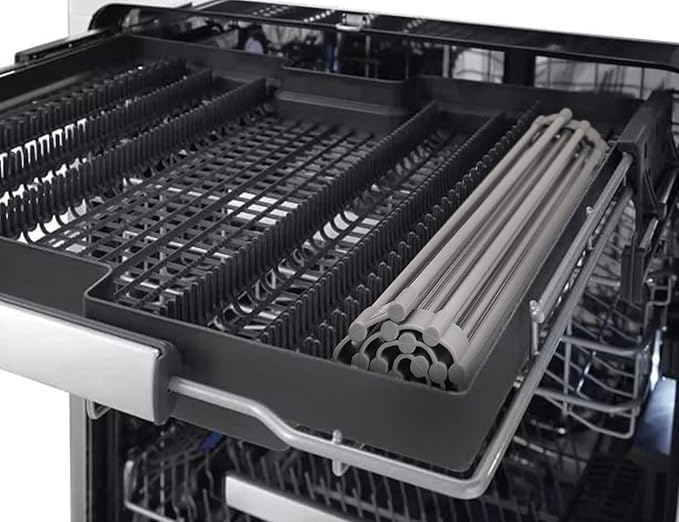 Surpahs Roll-Up Dish Drying Rack, Warm Gray, 20.5" x 15.5", Wide Platform, Fits Sinks up to 19.5", Silicone-Coated Stainless Steel