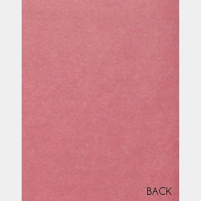 S.E.I Salmon Velvet Paper, Felt Fabric For Drawer and Jewelry Box Liner, 8.5" x 11" - 12 Sheets