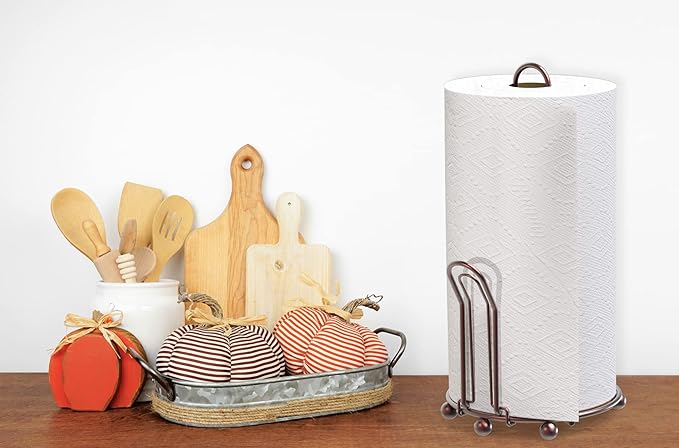 Simple Houseware Paper Towel Holder, Bronze