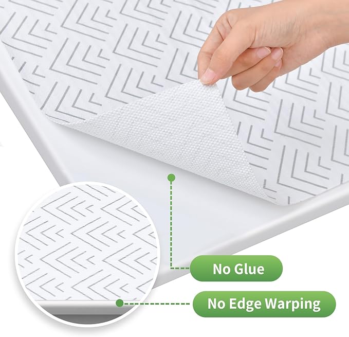 Shelf Liner for Kitchen Cabinets Non Adhesive Drawer Liner Non-Slip Thickened Shelf Liner Paper Strong Easy to Clean for Tool Box Refrigerator with Knife and Tape Measure,Silver Arrow,11.8 x 236.2 in
