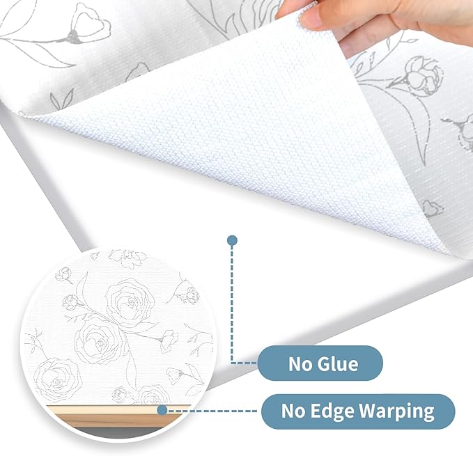 Shelf Liners for Kitchen Cabinets 23.6in x 30FT Non Adhesive Drawer Liner Sliver Floral Thickened Shelf Liner Paper Strong Non-Slip Easy to Clean for Tool Box Refrigerator with Knife and Tape Measure