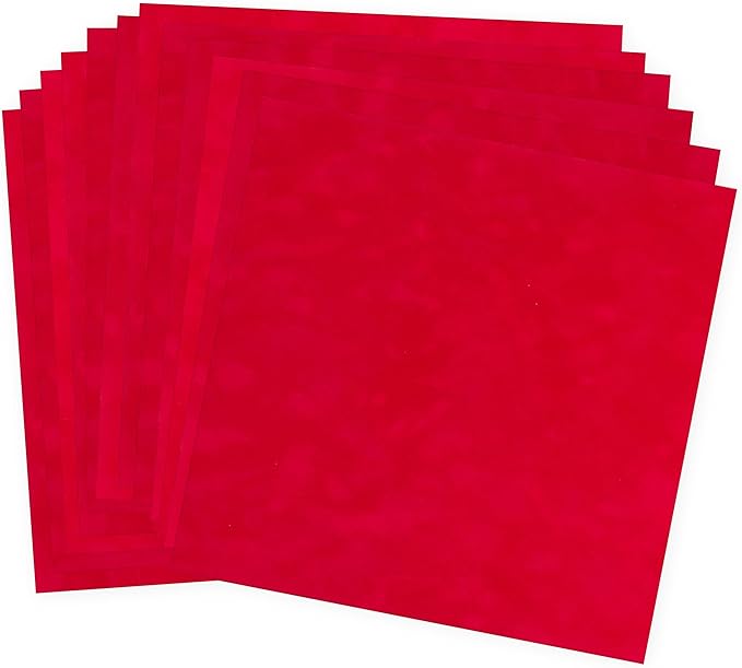 S.E.I Blaze Velvet Paper, Felt Fabric For Drawer and Jewelry Box Liner, 12" x 12" - 12 Sheets