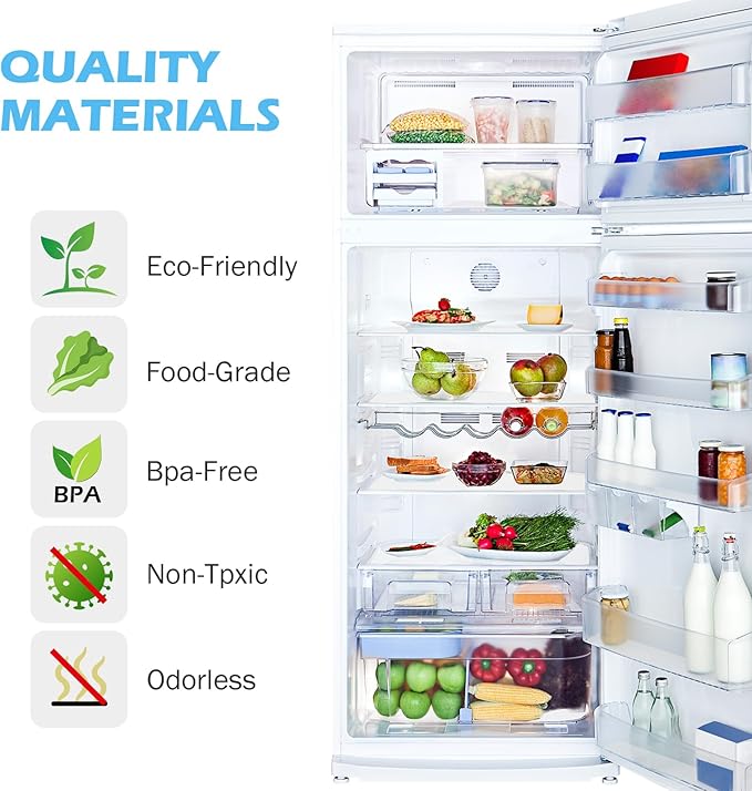 MooiFun Drawer Liners, Waterproof Shelf Liner, Anti-Slip Non-Adhesive BPA Free Kitchen Cupboard Cabinet Liner Refridge Fridge Mats Sink Protector Strong Durable for Home (White/23.6in x 20Ft)