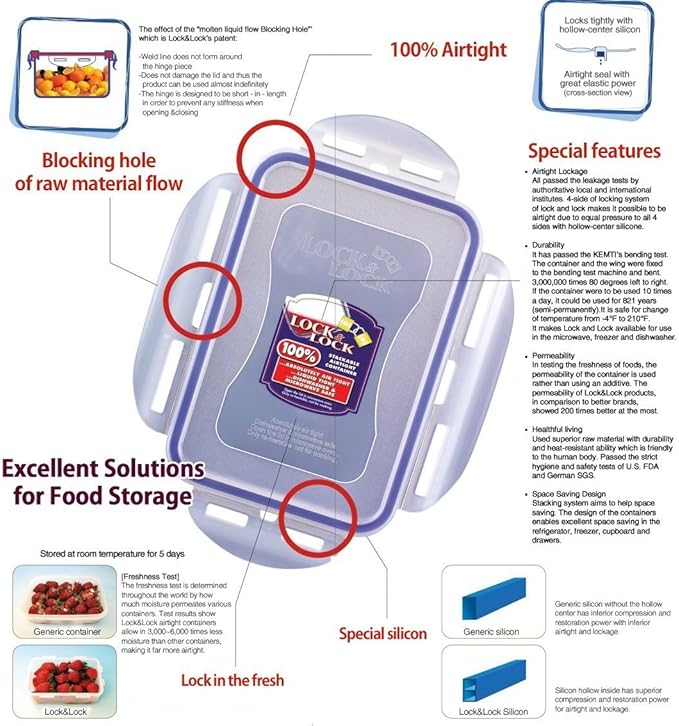 Lock & Lock Eggs Dispenser, Holder for 12 Eggs (3) (Original Version)