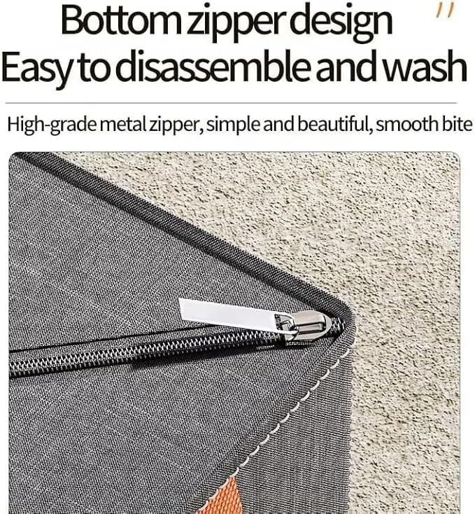 | Set of 3 Foldable Fabric Storage Boxes | Closet Organizers in Small, Medium, and Large Sizes | Perfect for Clothes, Underwear, Socks, and Pants
