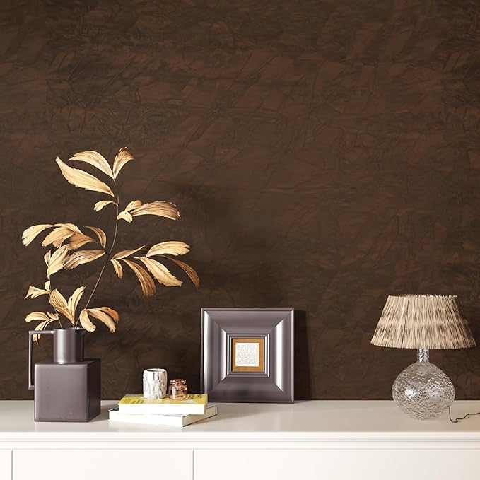 CHIHUT 12''x100'' Brown Velvet Flocking Contact Paper Self Adhesive Velvet Drawer Liner Roll for Jewelry DIY Crafts Soft Removable Velvet Fabric Wallpaper Peel and Stick for Bedroom Dressers Cabinets