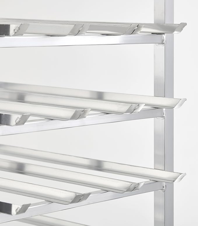 Full Size Stationary Aluminum Commercial Can Rack - Fully Welded (32L-039)