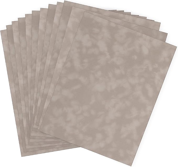 S.E.I Mushroom Velvet Paper, Felt Fabric For Drawer and Jewelry Box Liner, 8.5" x 11" - 12 Sheets