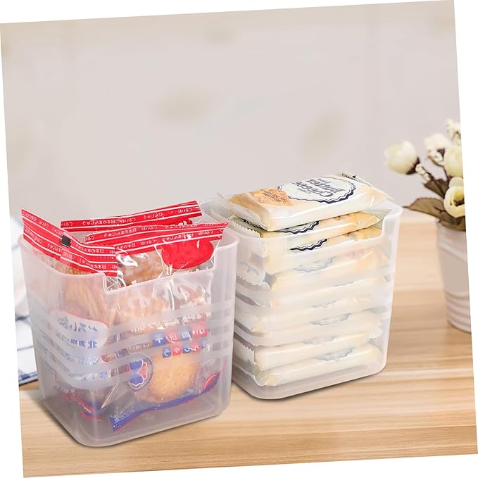 8pcs Refrigerator Storage Box Vertical Organizer for Condiments Seasonings and Snacks Versatile Kitchen Accessory for Pantry Cabinet and Fridge Use