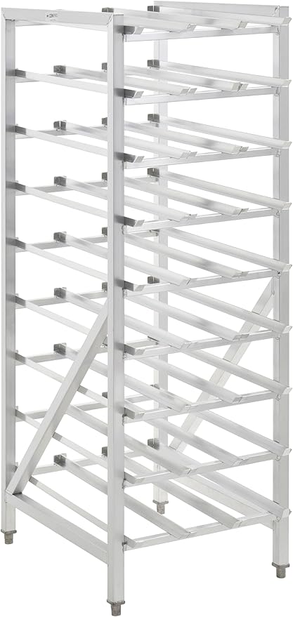 Full Size Stationary Aluminum Commercial Can Rack - Fully Welded (32L-039)