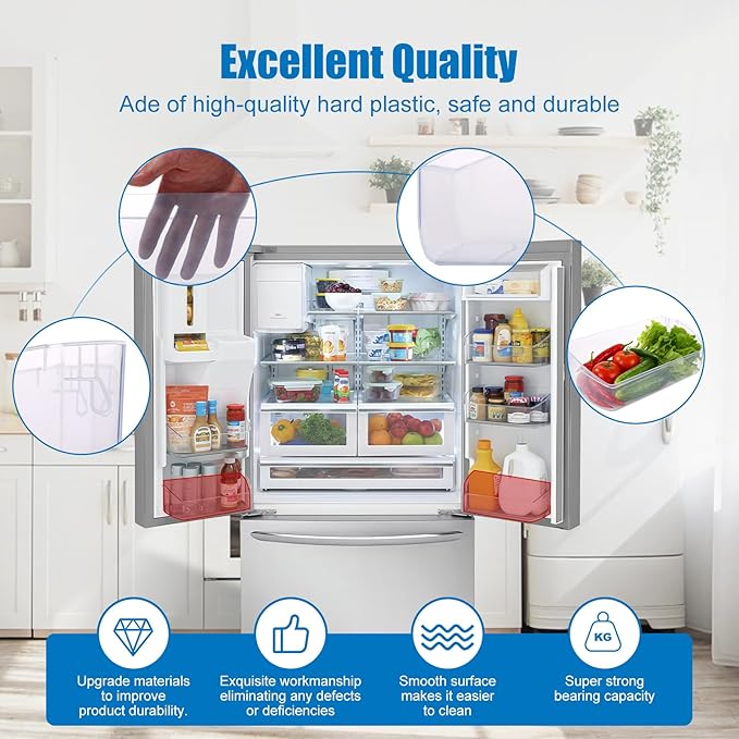 5304512643 Bin-Door Compatible with Electrolux Frigidaire FGHB2868TF4 LGHB2869TD1 Fridge Door Shelf. 5304512643 Refrigerator Door Bin Replace AP6285984 4584756 EAP12365180 PS12365180 Shelf Bin