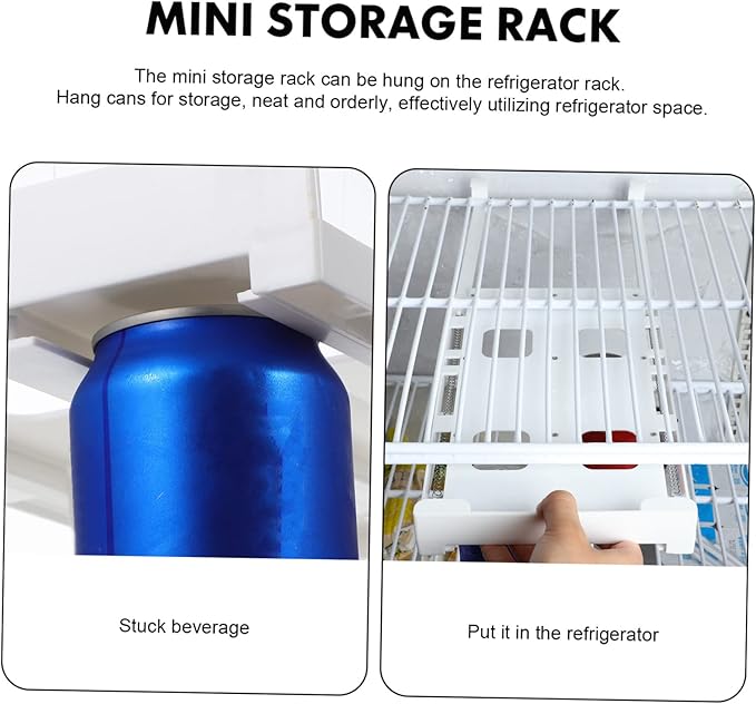 2pcs Translucent Refrigerator Organizer Bins Storage Box for Vegetables Fruits Spices Vertical Space-Saving Design for Home Kitchen