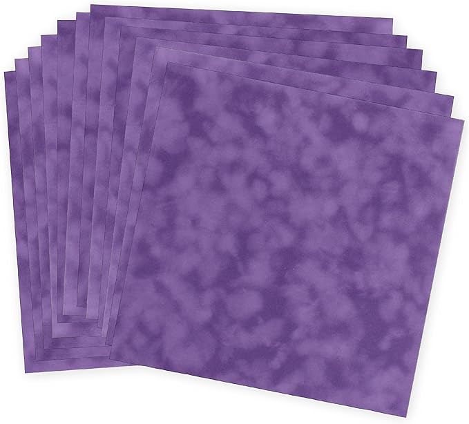 S.E.I Eggplant Velvet Paper, Felt Fabric For Drawer and Jewelry Box Liner, 12" x 12" - 12 Sheets