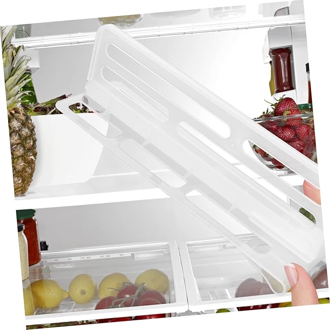 KALLORY Fridge Partition Yogurt Organizer for Fridge Freezer Organization Storage Organizer Compartment Divider