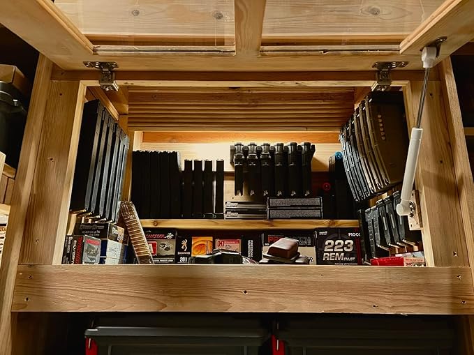 PMAG Rack Wall Mount,Mag Holder|AR Magazine Hodler|Wall Mount Display Mag Storage,Home Magazine Storage Rack,Mag Rack for Gun Safe,Locker,Cabinet,Wall