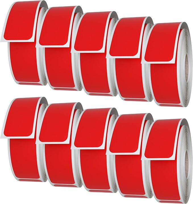 Royal Green Rectangular Color-Coding Labels 3x1-20 Sticker Rolls (75mm x 25mm) - 5000 Pack