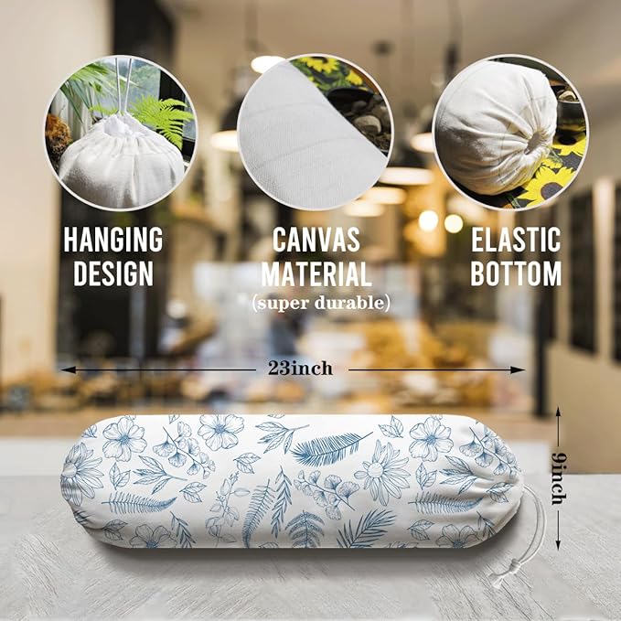 Aesthetic Bag Holder, Bag Dispenser for Plastic Bags, Washable Shopping Grocery Bags Holder Organizer, Kitchen Housewarming Gifts for Women Family Friends Grandma Mom, bags-12