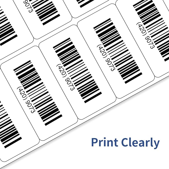 YEGAWEN Shipping Labels Stickers, 2"×4" Printable Mailing Label for Laser/Inkjet Printing- Matte White, Permanent Adhesive Labels Stickers