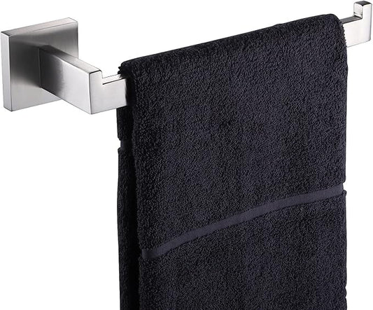 KOKOSIRI Hand Towel Holder Brushed Nickel Towel Bars Stainless Steel Bathroom Hardware Kitchen Paper Towel Holder Wall Mount, B3003BR