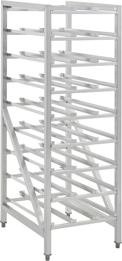 Full Size Stationary Aluminum Commercial Can Rack - Fully Welded (32L-039)