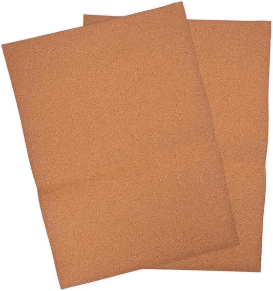 OFFSCH 2Sheets Cork Drawer Liners for Kitchen Cabinets High Density Moisture and Shock Absorbing Cork for DIY Crafts and Versatile Home Use